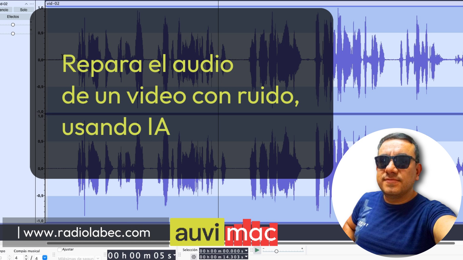 Inteligencia Artificial para eliminar el ruido en un audio #TutorialAudacity #AudacityIA #IAGratis